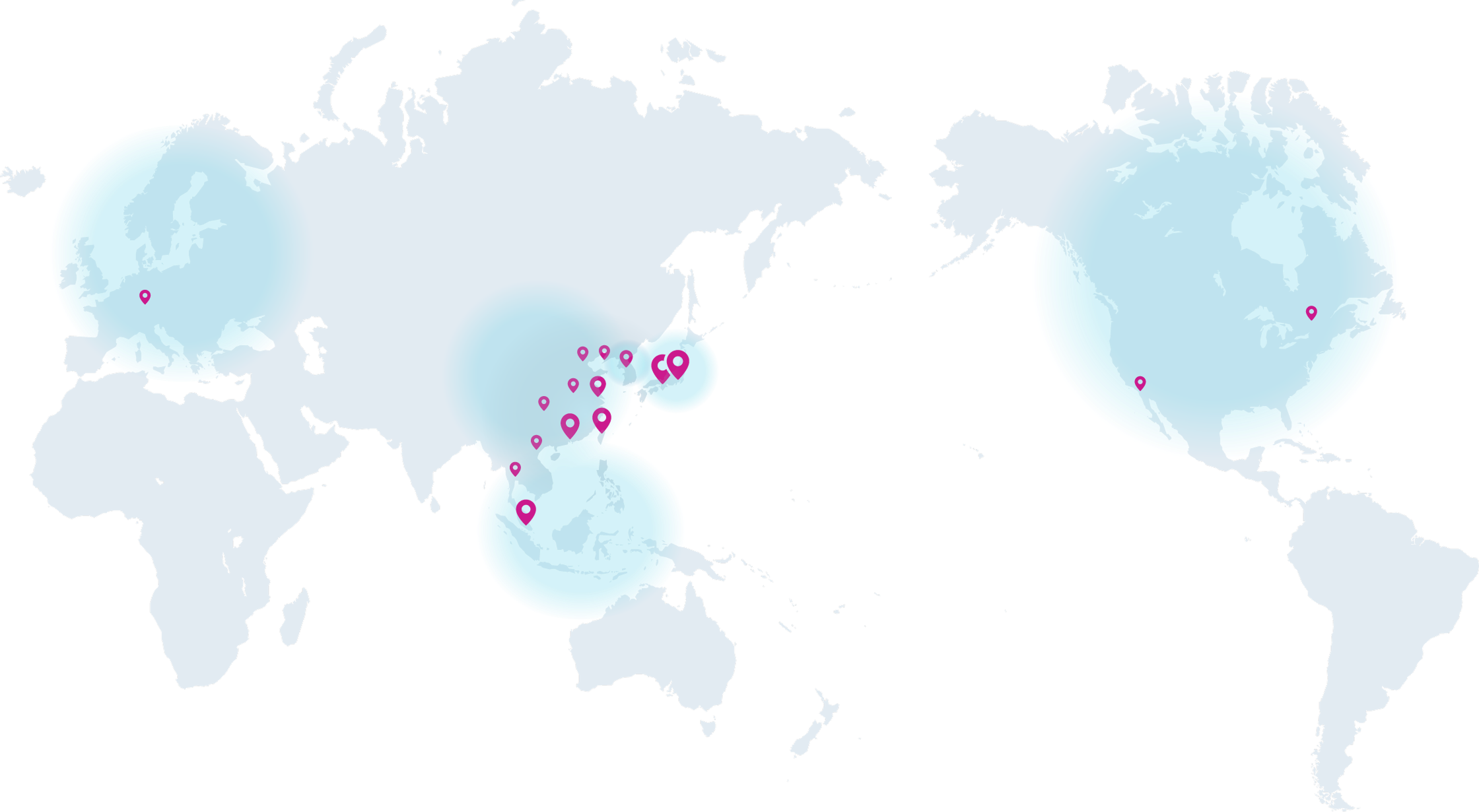 世界地図（地域別リンク）